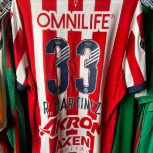 Chivas match worn jersey Raul Alejandro Martínez Ruiz Large