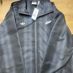 ADIDAS ORIGINALS × ALL BLACKS Plaid Woven Firebird Track Jacket